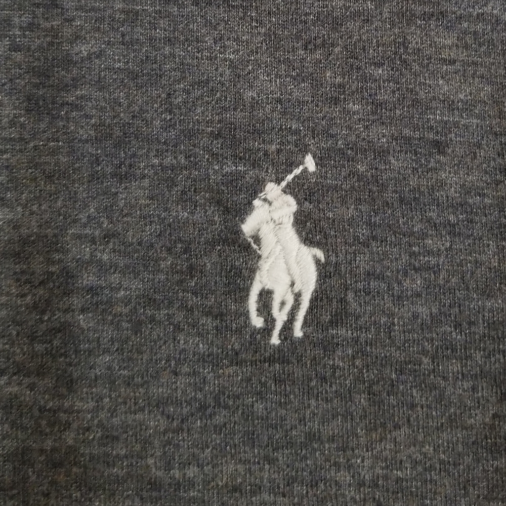 Polo Ralph Lauren ¼ Zip Soft Cotton Blend Pullover Top in Heathered Gray XL-XXL - Picture 6 of 15